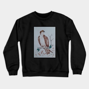 Eagle painting, bird art, bird painting Crewneck Sweatshirt